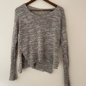 Holistic sweater heather gray xs small
